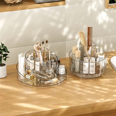 Scatola portaoggetti per cosmetici rotante